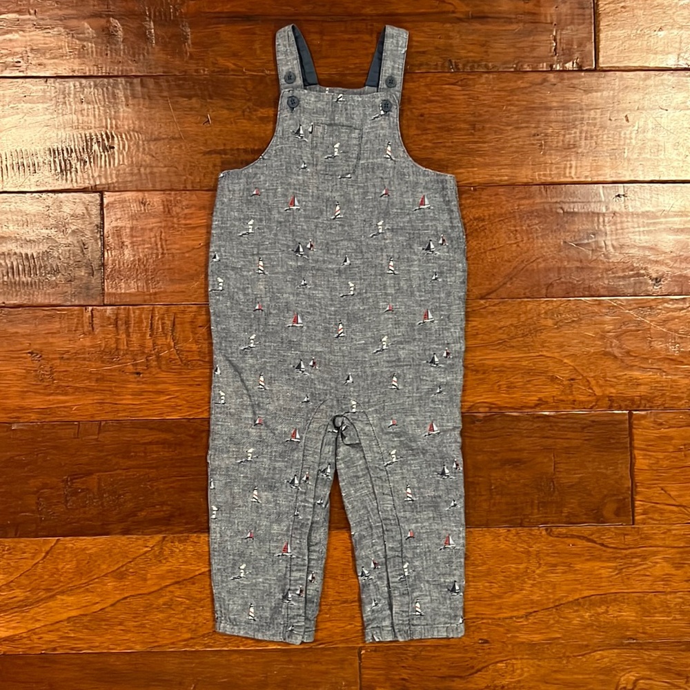 Linen Overalls, 18-24 months